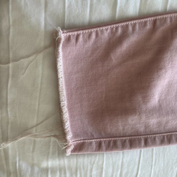 PAIGE Verdugo Crop Rose Color Size 27 Raw Hem - Picture 2 of 5